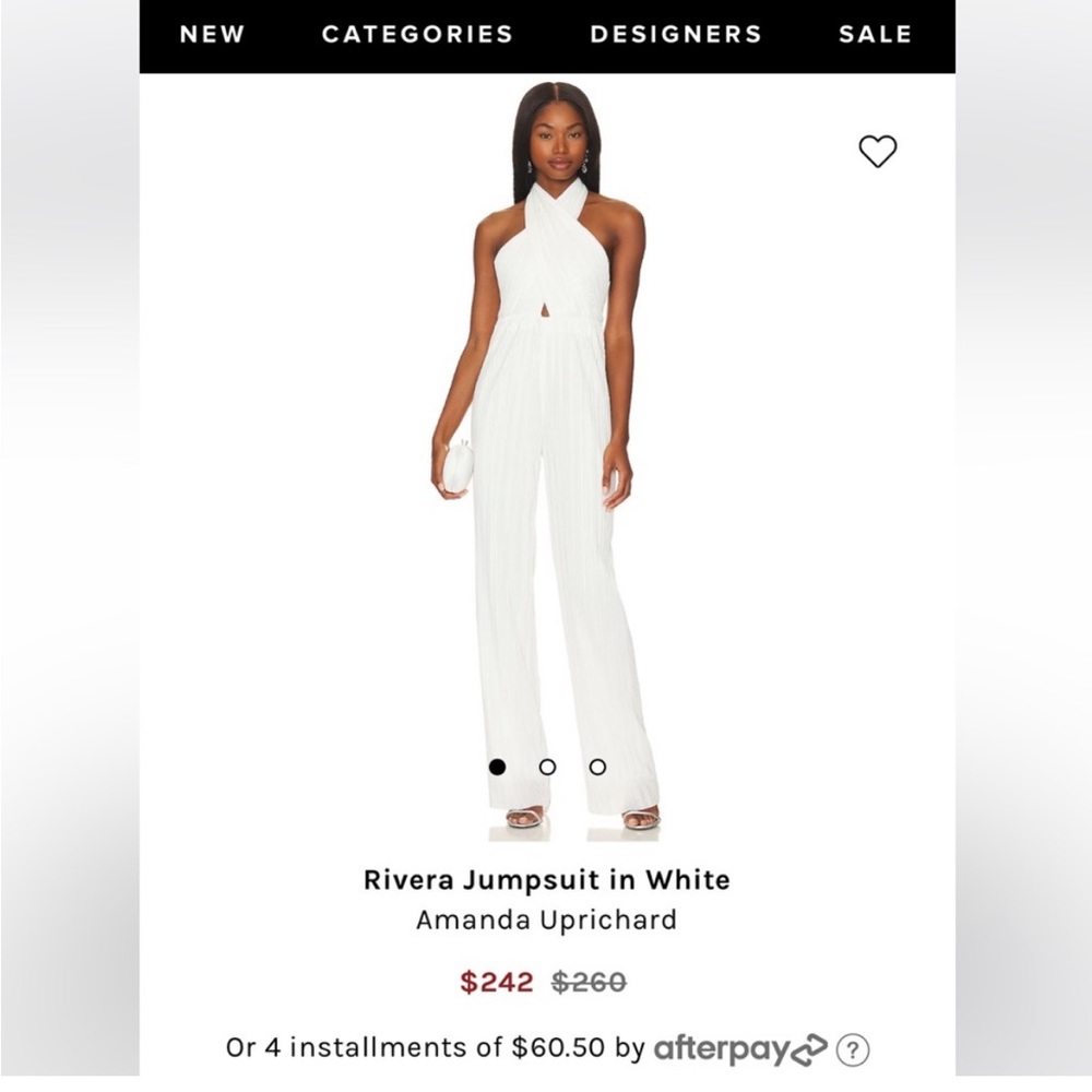Rivera Jumpsuit in White